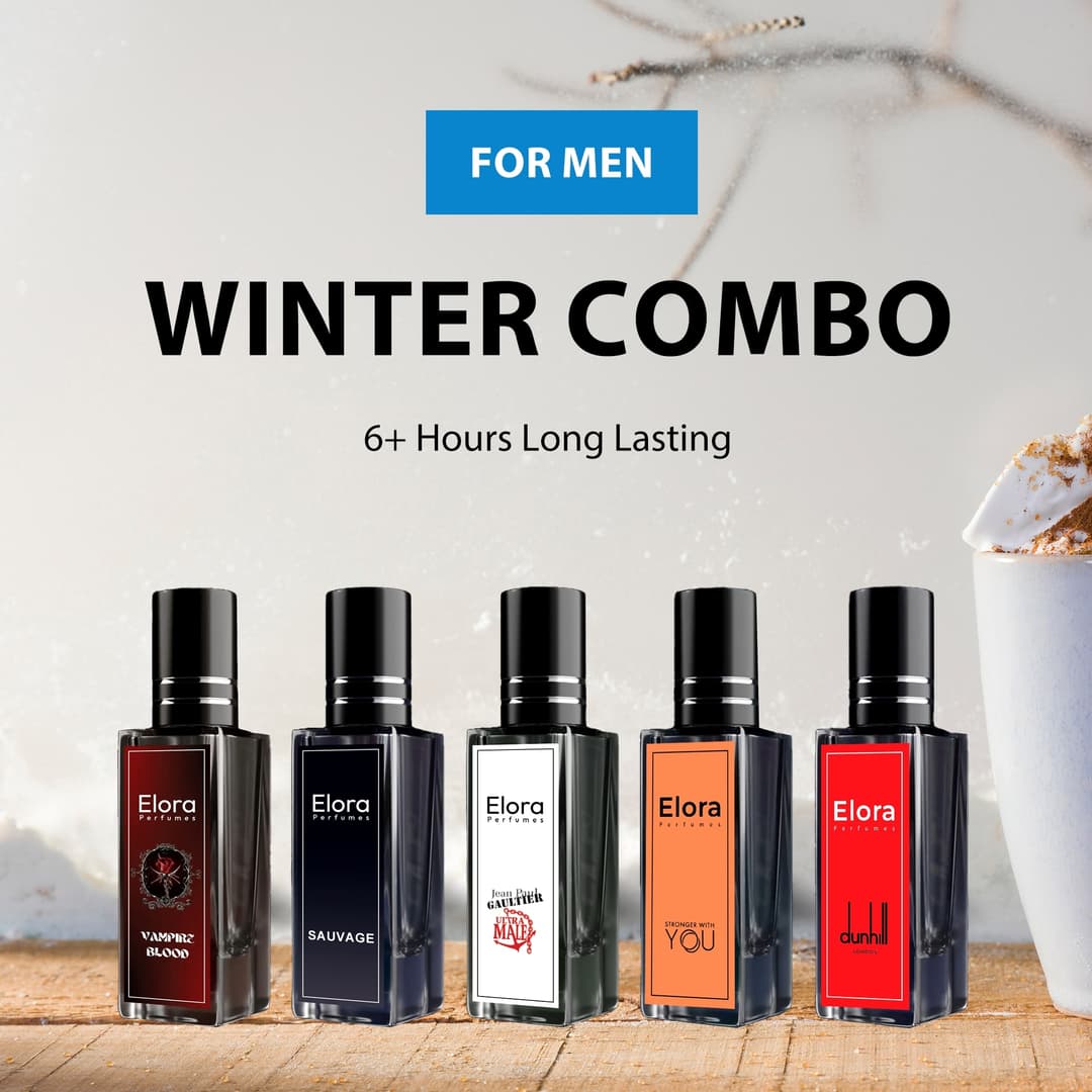 5-in-1 Exclusive Winter Mens' Fragrance | ELORA Perfumes Bangladesh